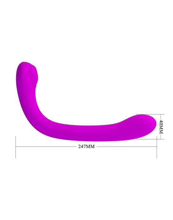 Pretty Love G-Spot + Clitoris Vibrator ALEX with air pressure stimulation - pink