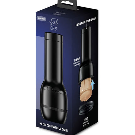 Kiiroo - Stroker Case (zonder sleeve) - Zwart - Accessoire Voor De KEON Masturbator