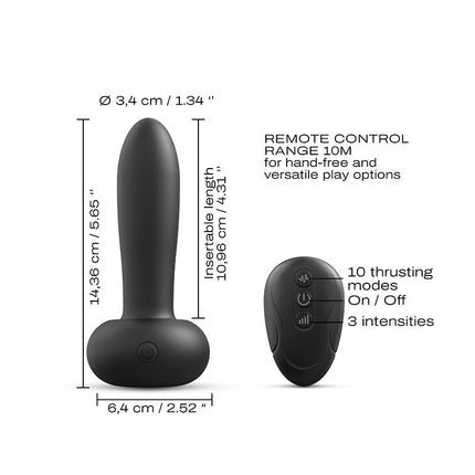Dorcel Deep Thrust Thrusting Buttplug with Remote Control