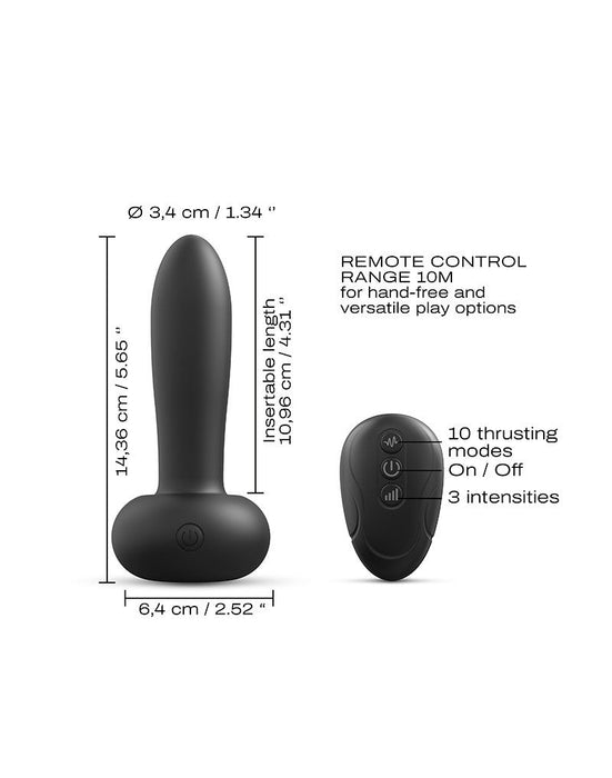 Dorcel Deep Thrust Thrusting Buttplug with Remote Control