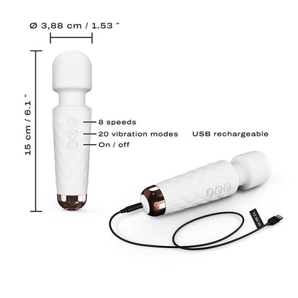 Dorcel - Mini Wanderful - Mini Wand Vibrator - White