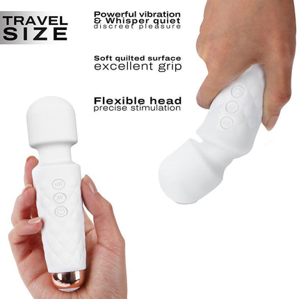 Dorcel - Mini Wanderful - Mini Wand Vibrator - White