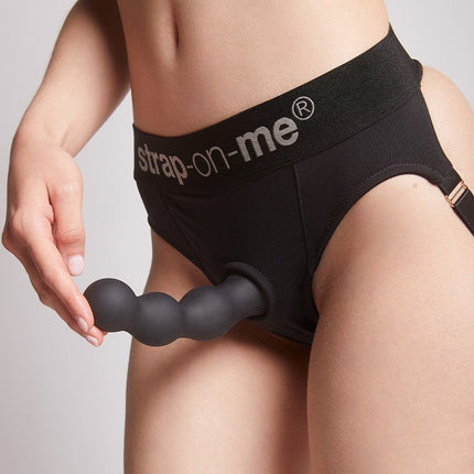 Strap-On-Me Dildo Plug Balls - zwart