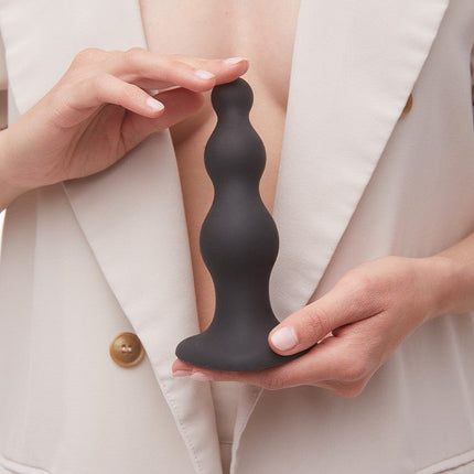Strap-On-Me Dildo Plug Beads - schwarz