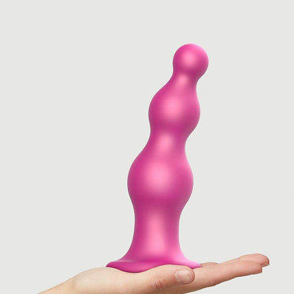 Strap-On-Me Dildo Plug Beads - metallic roze