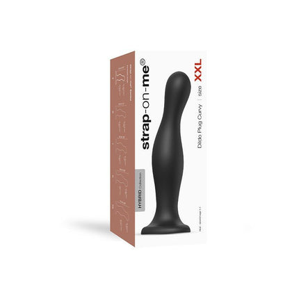 Strap-On-Me Dildo Plug Curvy - zwart