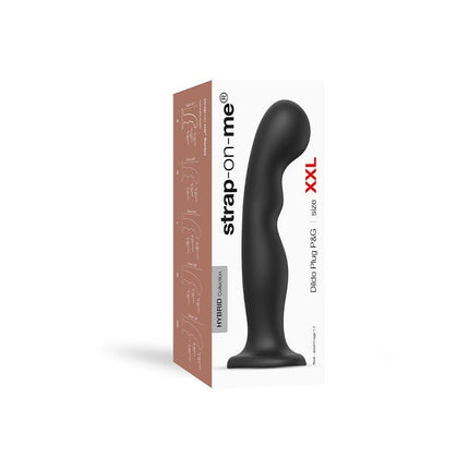 Strap-On-Me G-spot en P-spot Dildo - zwart