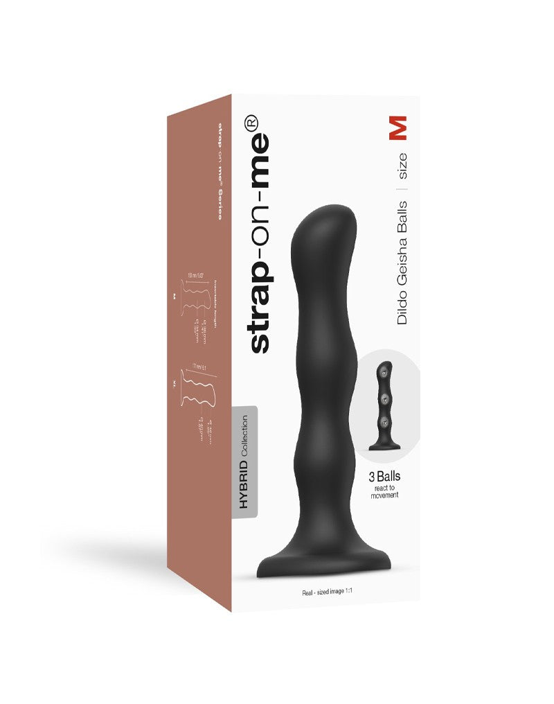 Strap-On-Me Anal Dildo /Buttplug Geisha Balls mit lose rotierenden Kug Rimba Winkel Strap-On-Me Anal Dildo /Buttplug Geisha Balls mit lose rotierenden Kug Rimba Winkel