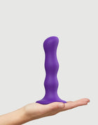 Strap-On-Me Anaal Dildo /Buttplug Geisha Balls met losse roterende balletjes - paars