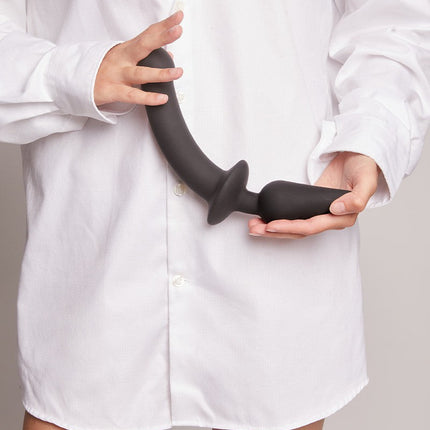 Strap-On-Me Semirrealista Switch Plug-In Consolador y plug anal 2 en 1 - negro