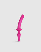 Strap-On-Me Semirrealista Switch Plug-In Consolador y plug anal 2 en 1 - rosa