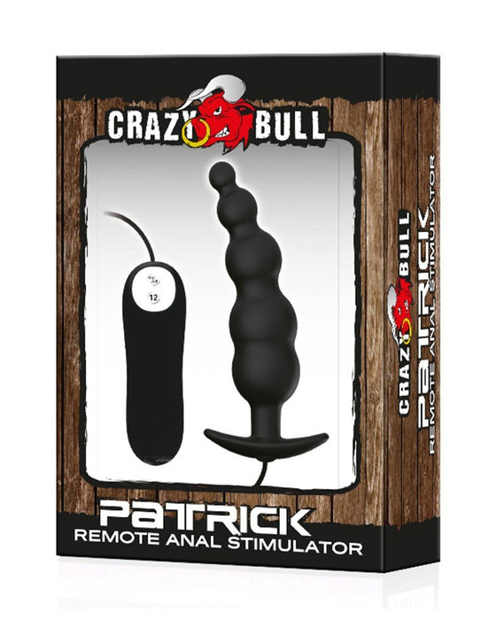 Crazy Bull plug anal vibrador con mando a distancia