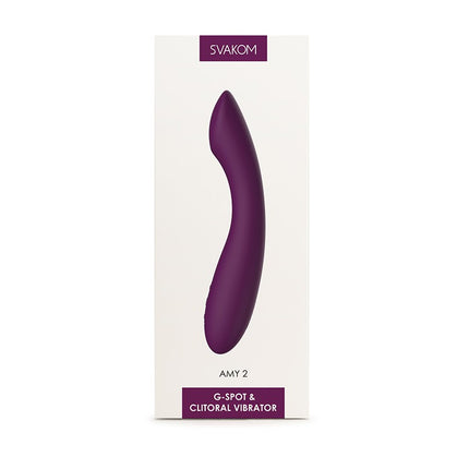 Svakom Vibrador Punto G Flexible AMY 2 - morado