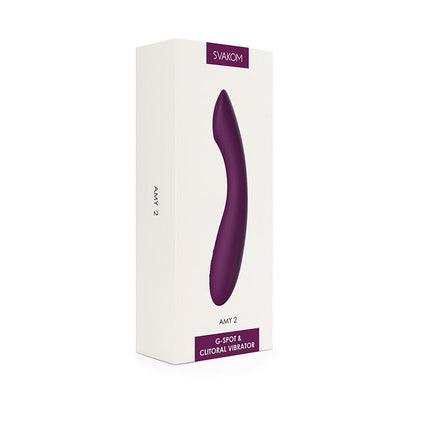 Svakom Vibrador Punto G Flexible AMY 2 - morado