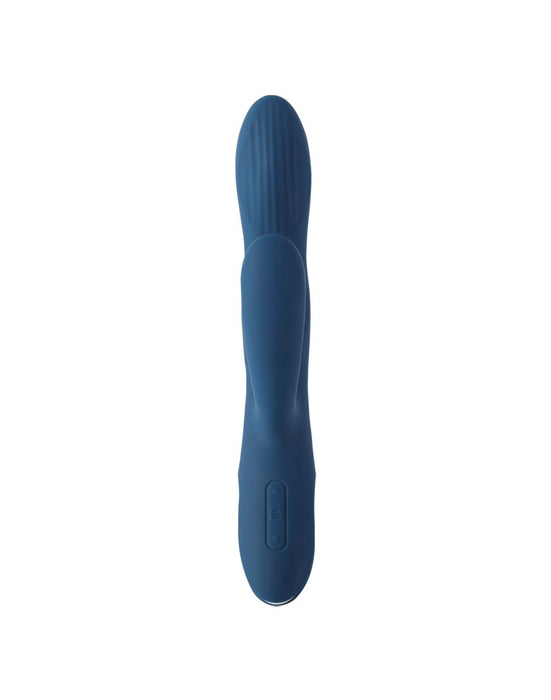 SVAKOM Rabbit Vibrator met vibrerende tip AYLIN - blauw