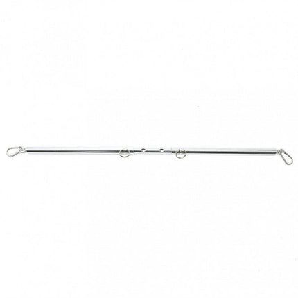 BDSM spreader bar / spreidstang verstelbaar met 2 ringen en karabijnhaken - Erotiekvoordeel.nl