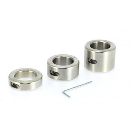 Ball stretcher chirurgisch staal 1.5 cm hoog  met inbussleutel - 170 gram - Erotiekvoordeel.nl