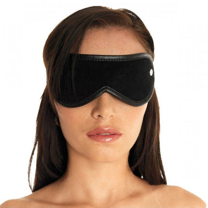 Blinddoek leer - zwart - Erotiekvoordeel.nl