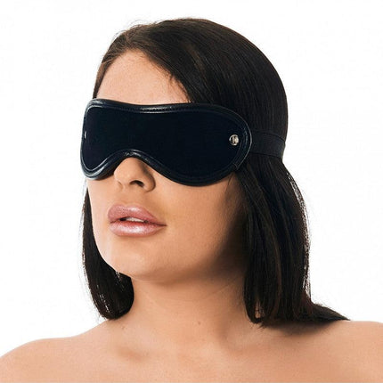 Blinddoek leer - zwart - Erotiekvoordeel.nl