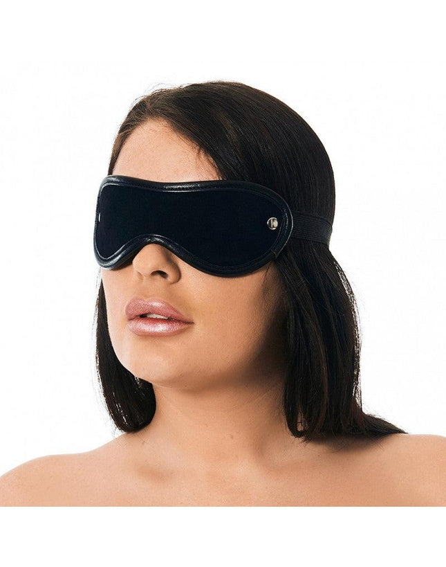 Blinddoek leer - zwart - Erotiekvoordeel.nl
