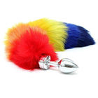 Buttplug RVS klein met unicorn staart - Erotiekvoordeel.nl