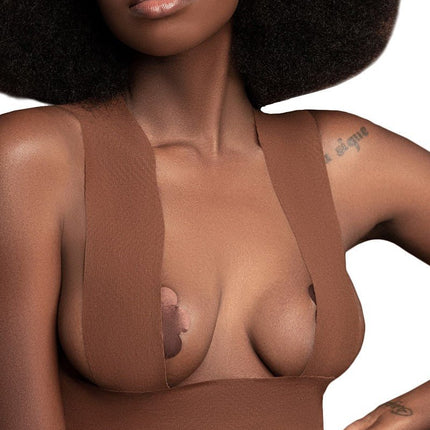 Bye Bra Body Tape Borstenliftend voor cup A tot F+ - bruin - Erotiekvoordeel.nl