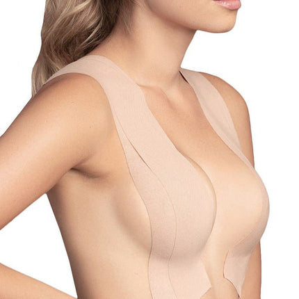 Bye Bra Body Tape Borstenliftend voor cup A tot F+ - nude - Erotiekvoordeel.nl