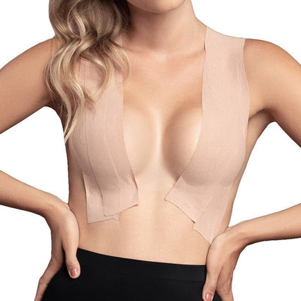Bye Bra Body Tape Borstenliftend voor cup A tot F+ - nude - Erotiekvoordeel.nl