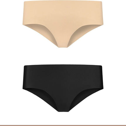 Bye Bra Invisible Hipster 2 pack - nude en zwart - Erotiekvoordeel.nl