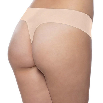 Bye Bra Invisible Thong | String 2 pack - nude en zwart - Erotiekvoordeel.nl