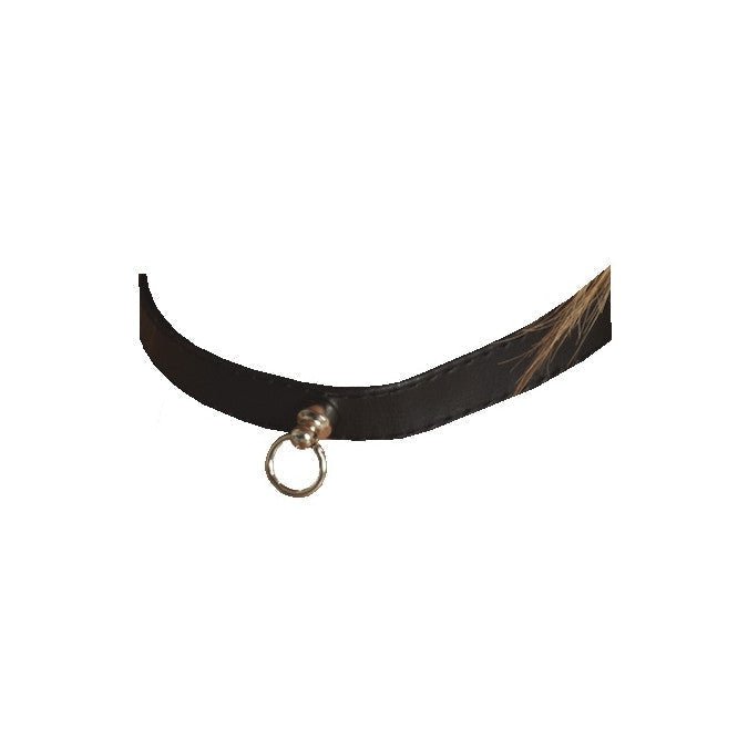 Collar 1.5 cm breed - zwart leer - Erotiekvoordeel.nl