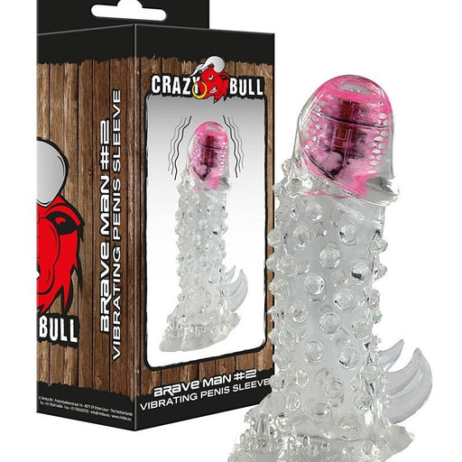 Crazy Bull Vibrerende Penis Sleeve Brave Man 2 - Erotiekvoordeel.nl