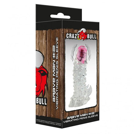 Crazy Bull Vibrerende Penis Sleeve Brave Man 2 - Erotiekvoordeel.nl