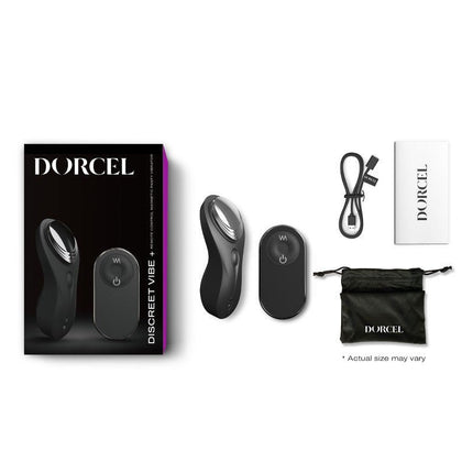 DorceL DISCREET VIBE + Panty Vibrator met afstandsbediening- zwart-Erotiekvoordeel.nl