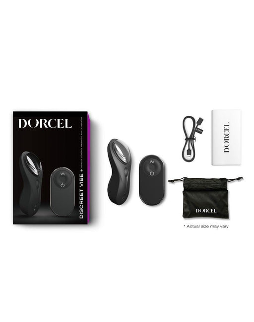 DorceL DISCREET VIBE + Panty Vibrator met afstandsbediening- zwart-Erotiekvoordeel.nl