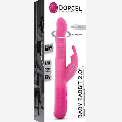Dorcel Baby 2.0 Tarzan Vibrator - roze - Erotiekvoordeel.nl