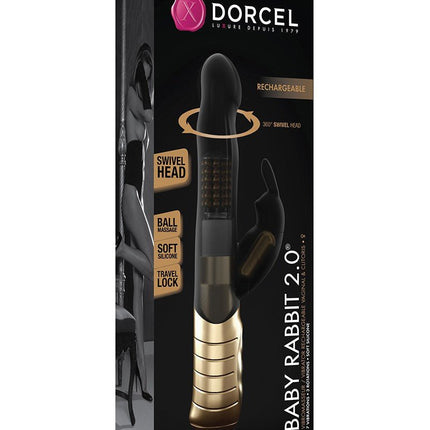 Dorcel Baby 2.0 Tarzan Vibrator - zwart/goud - Erotiekvoordeel.nl