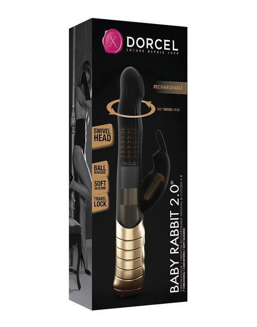 Dorcel Baby 2.0 Tarzan Vibrator - zwart/goud - Erotiekvoordeel.nl