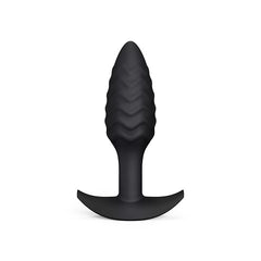 Dorcel - Buttplug - Wavy Butt Plug - Anaal Speeltje - Siliconen - Zwart-Erotiekvoordeel.nl