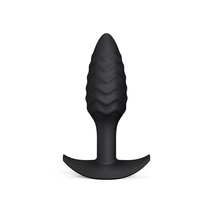 Dorcel - Buttplug - Wavy Butt Plug - Anaal Speeltje - Siliconen - Zwart-Erotiekvoordeel.nl