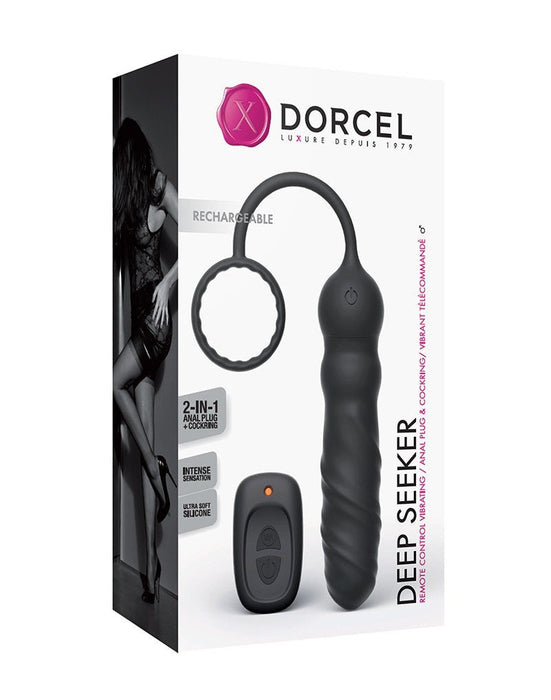 Dorcel Deep Seeker anaal plug met cockring en remote control