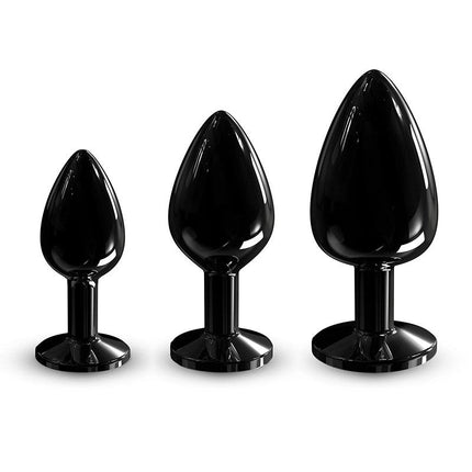 Dorcel - Diamond Aluminium Buttplug - Zwart-Erotiekvoordeel.nl