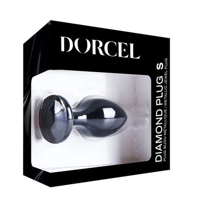 Dorcel - Diamond Aluminium Buttplug - Zwart-Erotiekvoordeel.nl