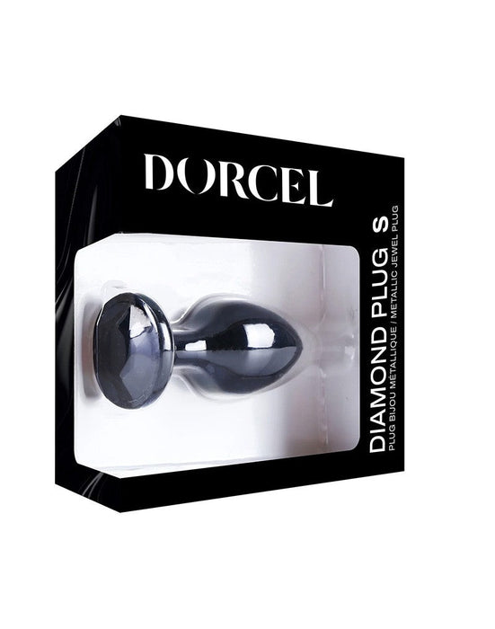 Dorcel - Diamond Aluminium Buttplug - Zwart-Erotiekvoordeel.nl