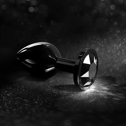 Dorcel - Diamond Aluminium Buttplug - Zwart-Erotiekvoordeel.nl