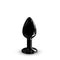 Dorcel - Diamond Aluminium Buttplug - Zwart-Erotiekvoordeel.nl