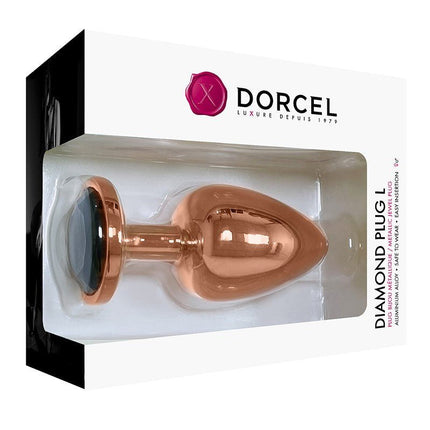 Dorcel Diamond Metalen Butt Plug - Rose-Erotiekvoordeel.nl