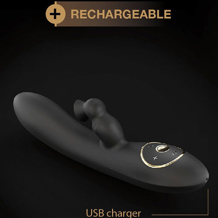 Dorcel Divine Rabbit Sucker G-spot en clitoris vibrator met zuiggedeelte - Erotiekvoordeel.nl