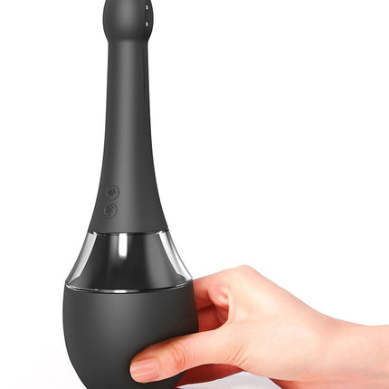 Dorcel Douche Mate Pro Anale Douche en Vibrator - Zwart-Erotiekvoordeel.nl