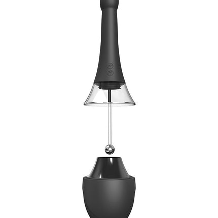 Dorcel Douche Mate Pro Anale Douche en Vibrator - Zwart-Erotiekvoordeel.nl